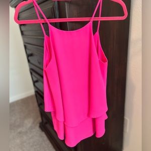 Fuchsia Tank Top Blouse -